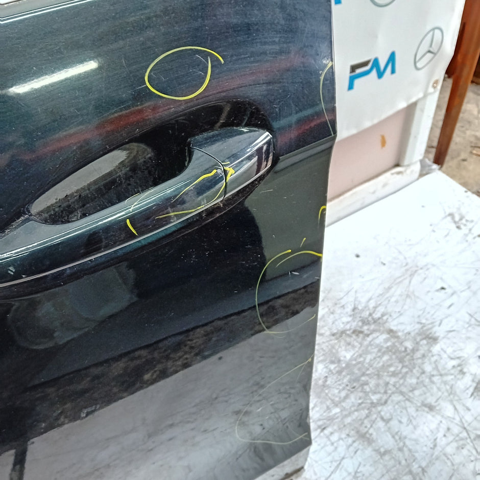 MERCEDES E-CLASS W212 PASSENGER FRONT DOOR NSF 2009-16 BLACK COMPLETE FMD383
