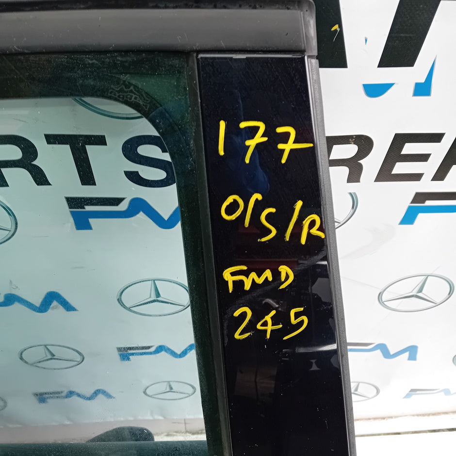 MERCEDES A-CLASS W177 DRIVER  REAR DOOR OSR GREY 2018 ON COMPLETE FMD245