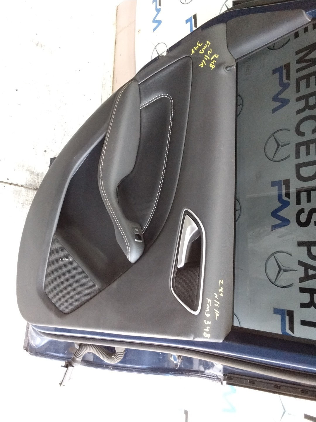 MERCEDES B-CLASS W246 PASSENGER REAR DOOR NSR BLUE 2012-19 COMPLETE FMD348