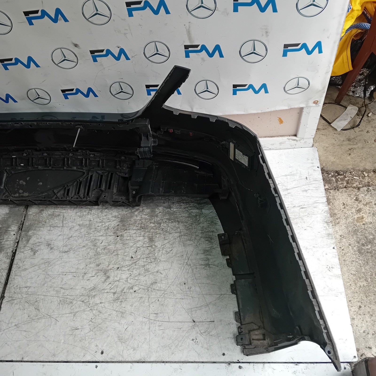 MERCEDES BENZ E-CLASS W213 SALOON REAR BUMPER GREY 2016 ON A2138850001 FMX77