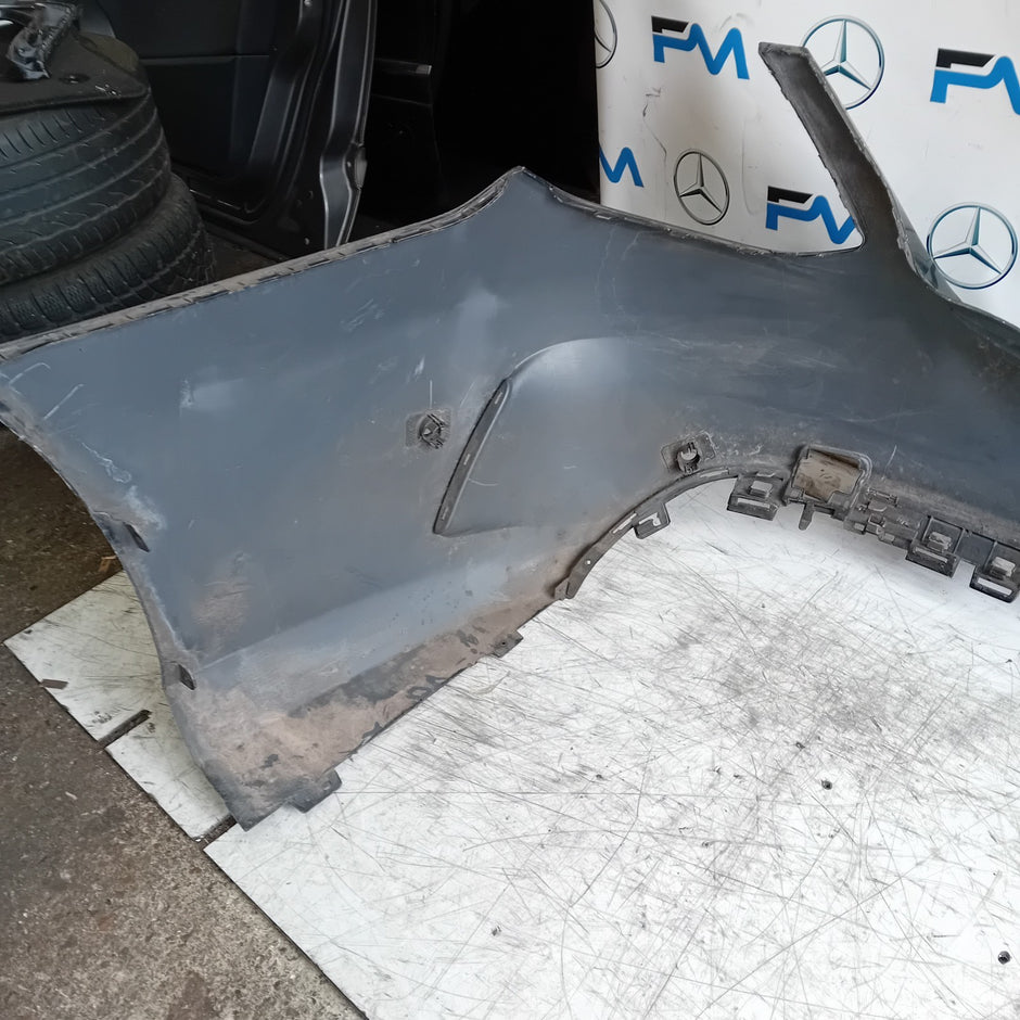MERCEDES C-CLASS W205 SLN REAR BUMPER 2014 BLACK A2058555738 FMX45