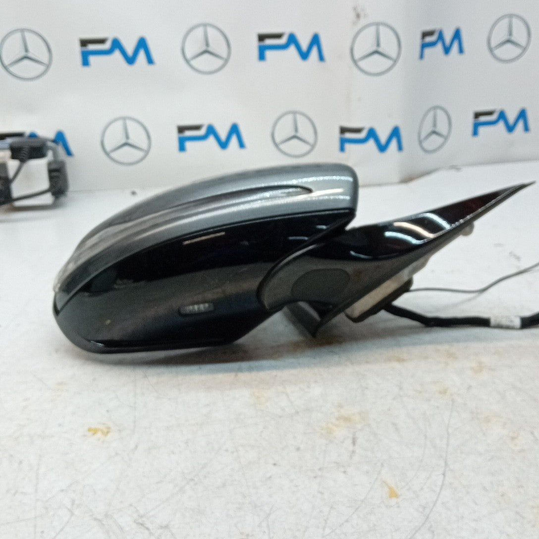 MERCEDES E-CLASS W213 DRIVER SIDE WING MIRROR GREY A2138102800 PL 2016 ON FMM47
