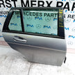 MERCEDES C-CLASS S204 EST DRIVER REAR DOOR OSR SILVER 2008-14 COMPLETE FMD252