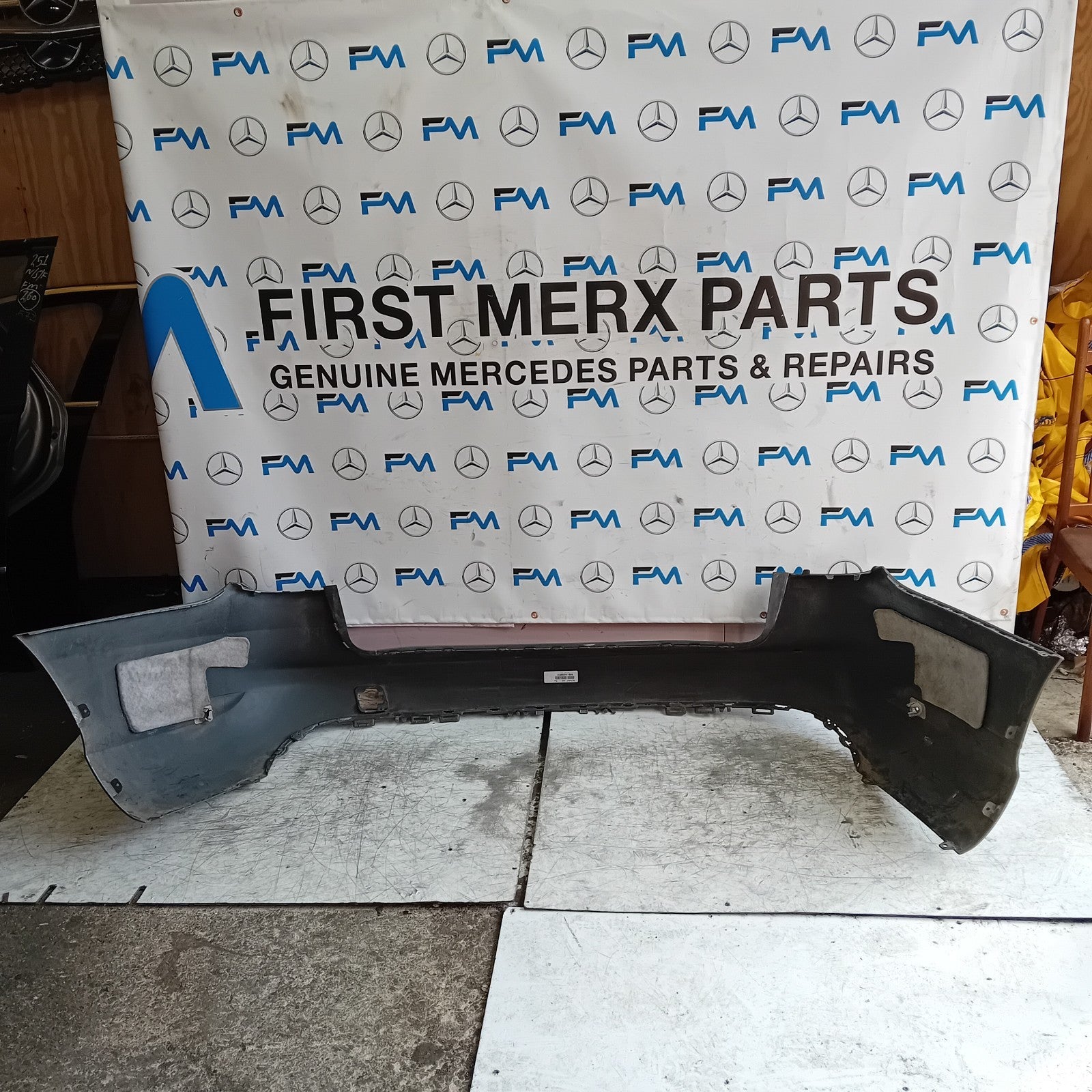 MERCEDES C-CLASS S205 EST REAR BUMPER 2014 GREY  A2058853838 COMPLETE FMX40