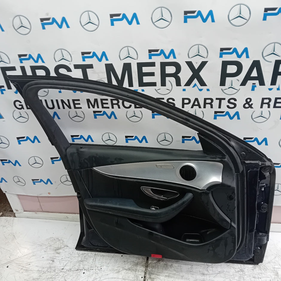 MERCEDES E-CLASS W213 PASSENGER SIDE FRONT DOOR N/S/F BLUE COMPLETE FMD137