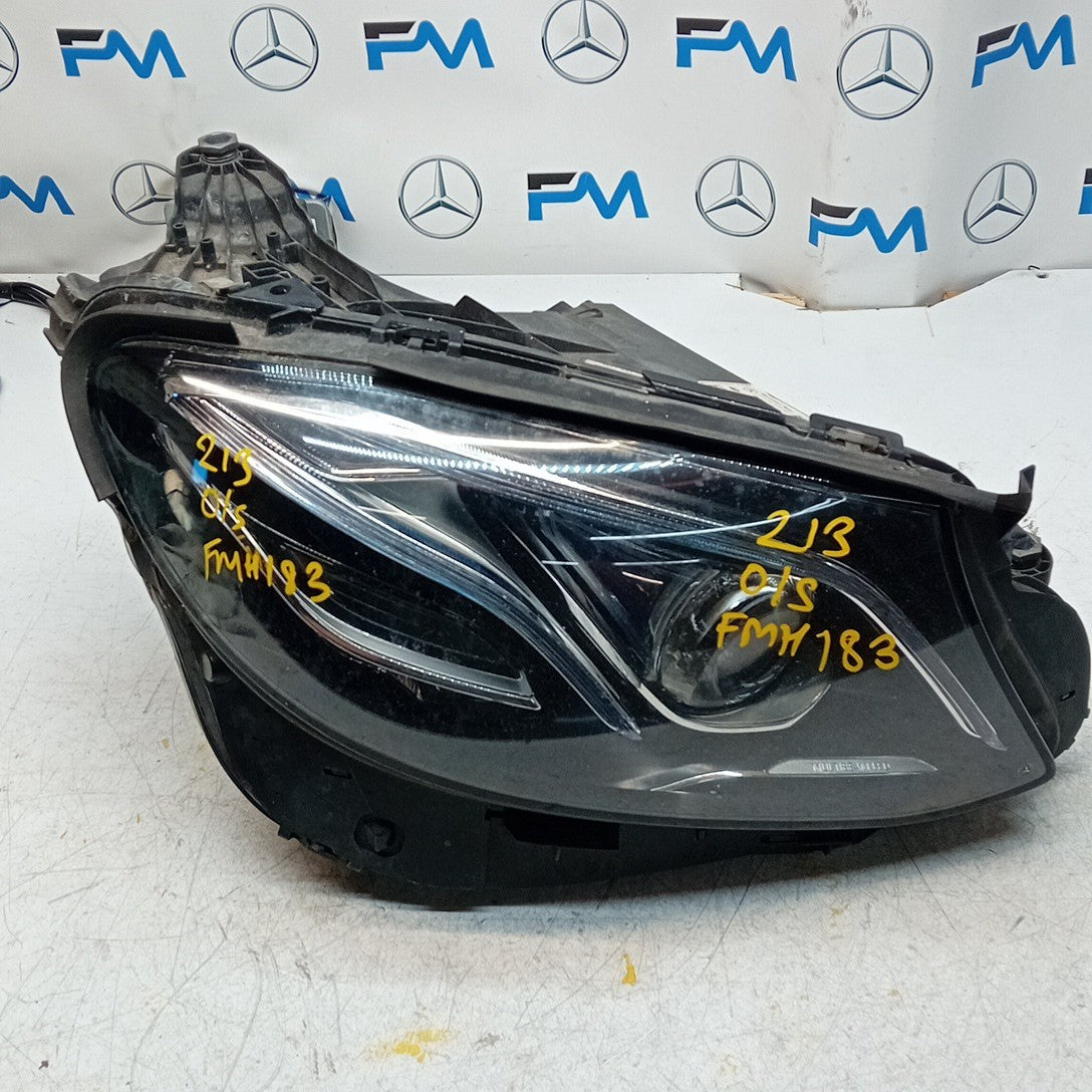 MERCEDES E-CLASS DRIVER MULTIBEAM COMPLETE HEADLIGHT A2139061804 2016 FMH183