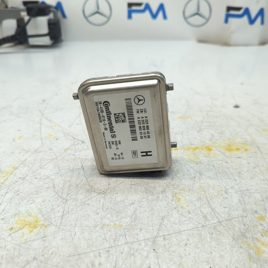 MERCEDES BENZ S-CLASS W222 FRONT WINDSHIELD CAMERA CONTROL A2229004508 FM001417