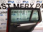 MERCEDES ESTATE C-CLASS W204 DRIVER  REAR DOOR O/S/R  RED & BLACK 2008-14 FMD70