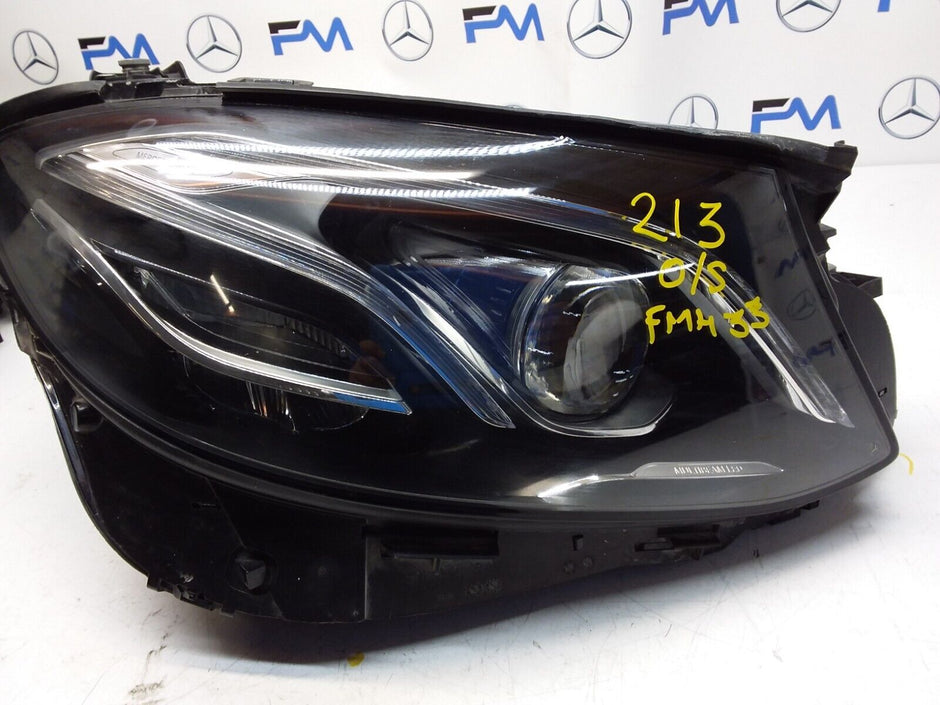 2018 MERCEDES E-CLASS W213 O/S Driver Side Front Headlight A2139062606 FMH33
