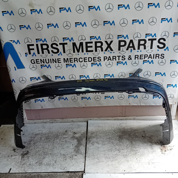 MERCEDES BENZ E-CLASS W213 SALOON BLUE REAR BUMPER 2016 ON A2138850001 FMX96