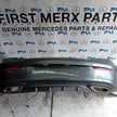 MERCEDES BENZ C-CLASS W205 COUPE REAR BUMPER 2015 GREY FMX60