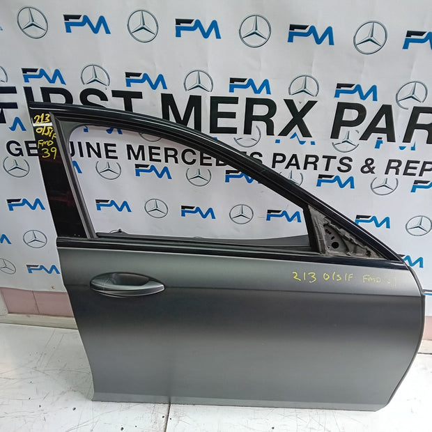 MERCEDES E-CLASS W213 DRIVER SIDE FRONT DOOR O/S/F COMPLETE GREY FMD39