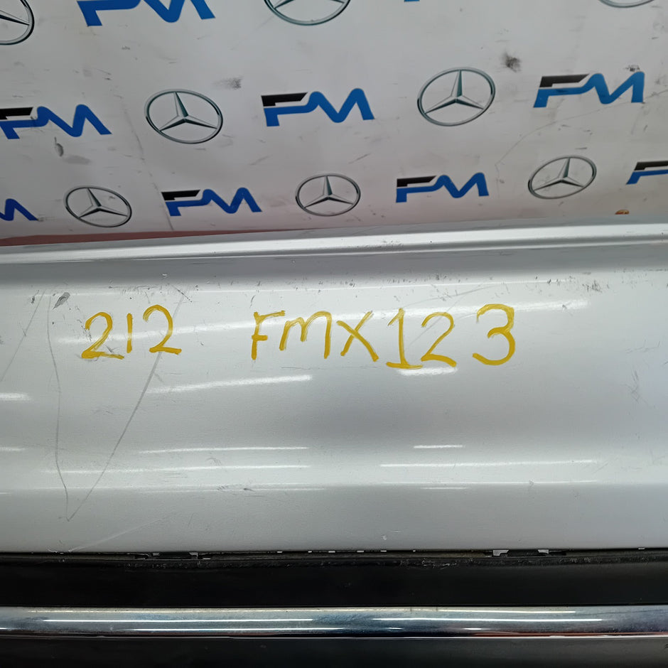 MERCEDES BENZ E-CLASS W212 REAR BUMPER SILVER 2014 A2128853238 FMX123