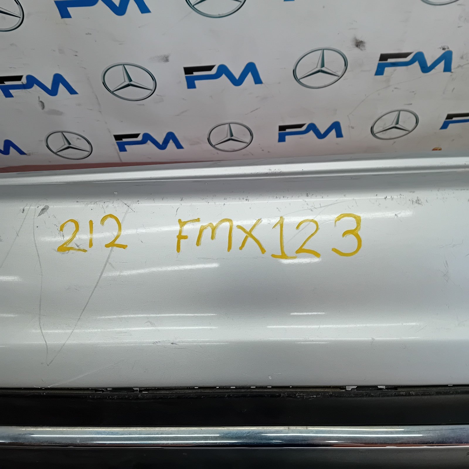 MERCEDES BENZ E-CLASS W212 REAR BUMPER SILVER 2014 A2128853238 FMX123