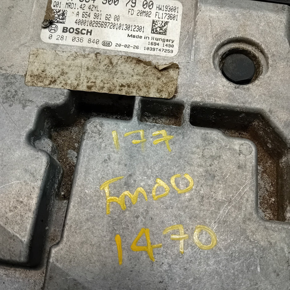 MERCEDES A-CLASS W177 ECU DIESEL ENGINE CONTROL MODULE A6549007900 FM001470