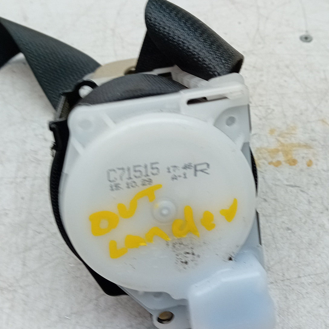 MITSUBISHI OUTLANDER MK3 SEAT BELT REAR DRIVER OSR TK AB2 EN314 BLACK FM001240