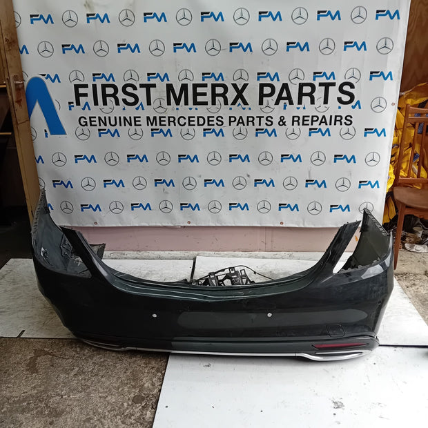 MERCEDES BENZ  S-CLASS W222 REAR BUMPER 2018 A2228851525 BLACK FMX27