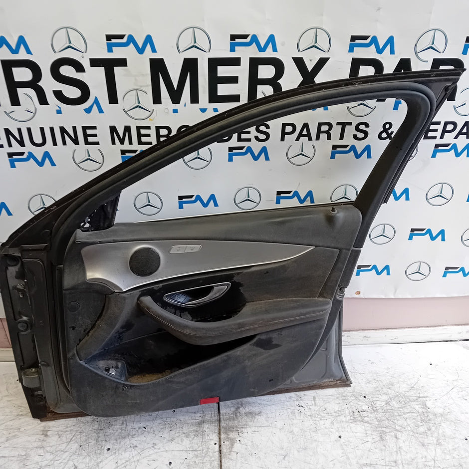 MERCEDES BENZ  E-CLASS W213 DRIVER FRONT DOOR OSF GREY 2016 ON COMPLETE FMD202