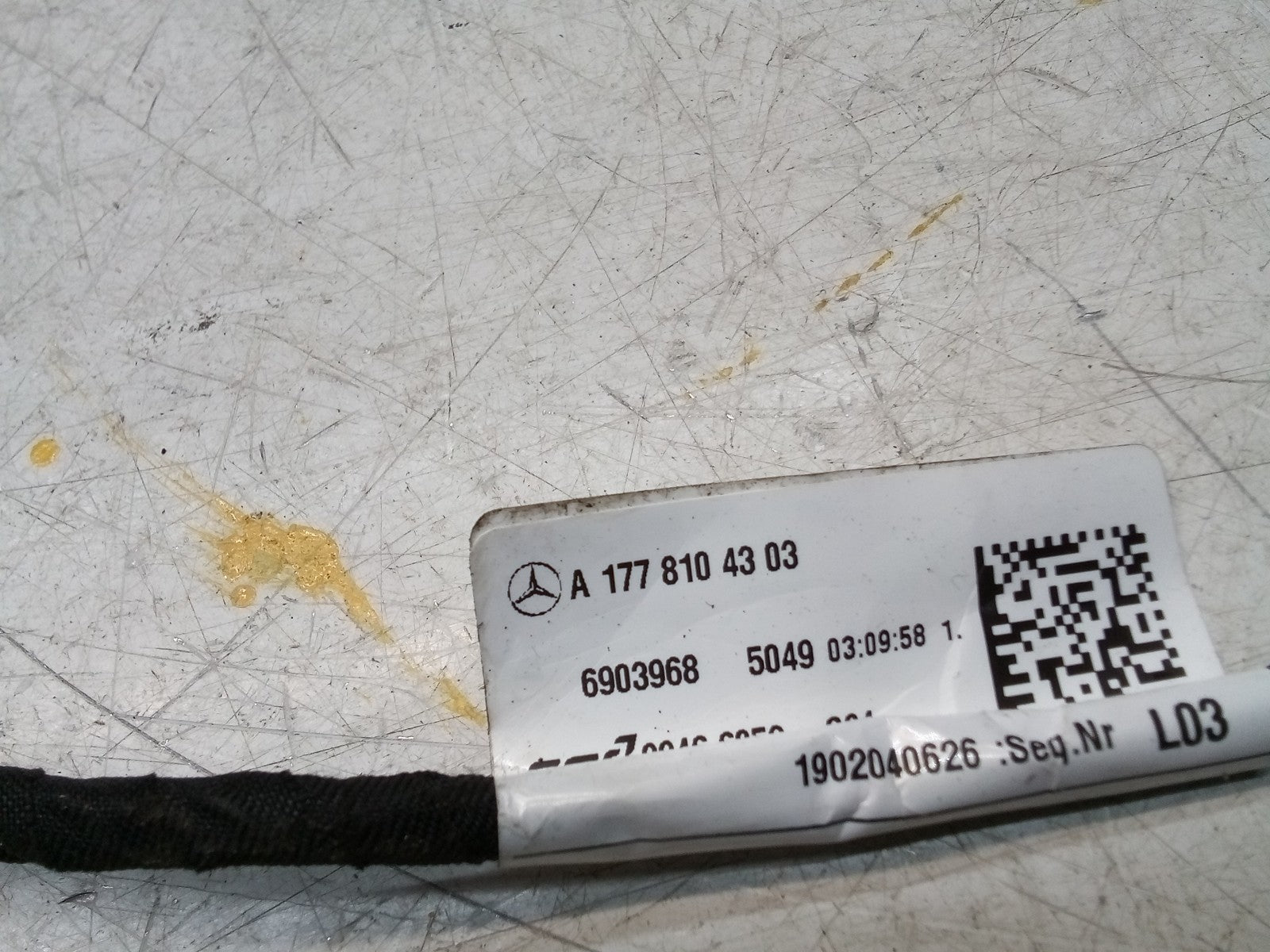 MERCEDES A-CLASS  W177 PASSENGER SIDE WING MIRROR A1778104303 WHITE FMM31