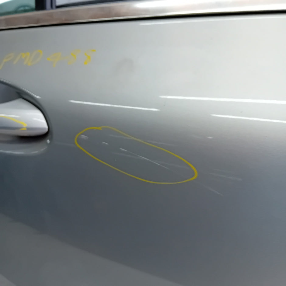 MERCEDES BENZ  A-CLASS W176 DRIVER REAR DOOR OSR 2012 SILVER COMPLETE FMD488