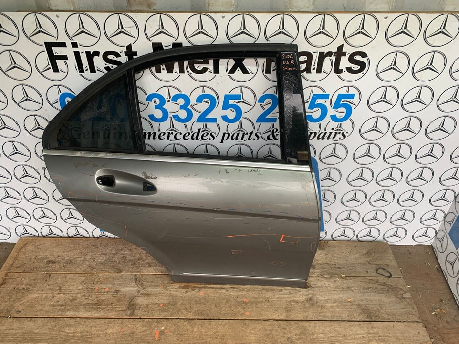 MERCEDES BENZ C CLASS W204 OFF SIDE REAR RIGHT DOOR 2008-2014