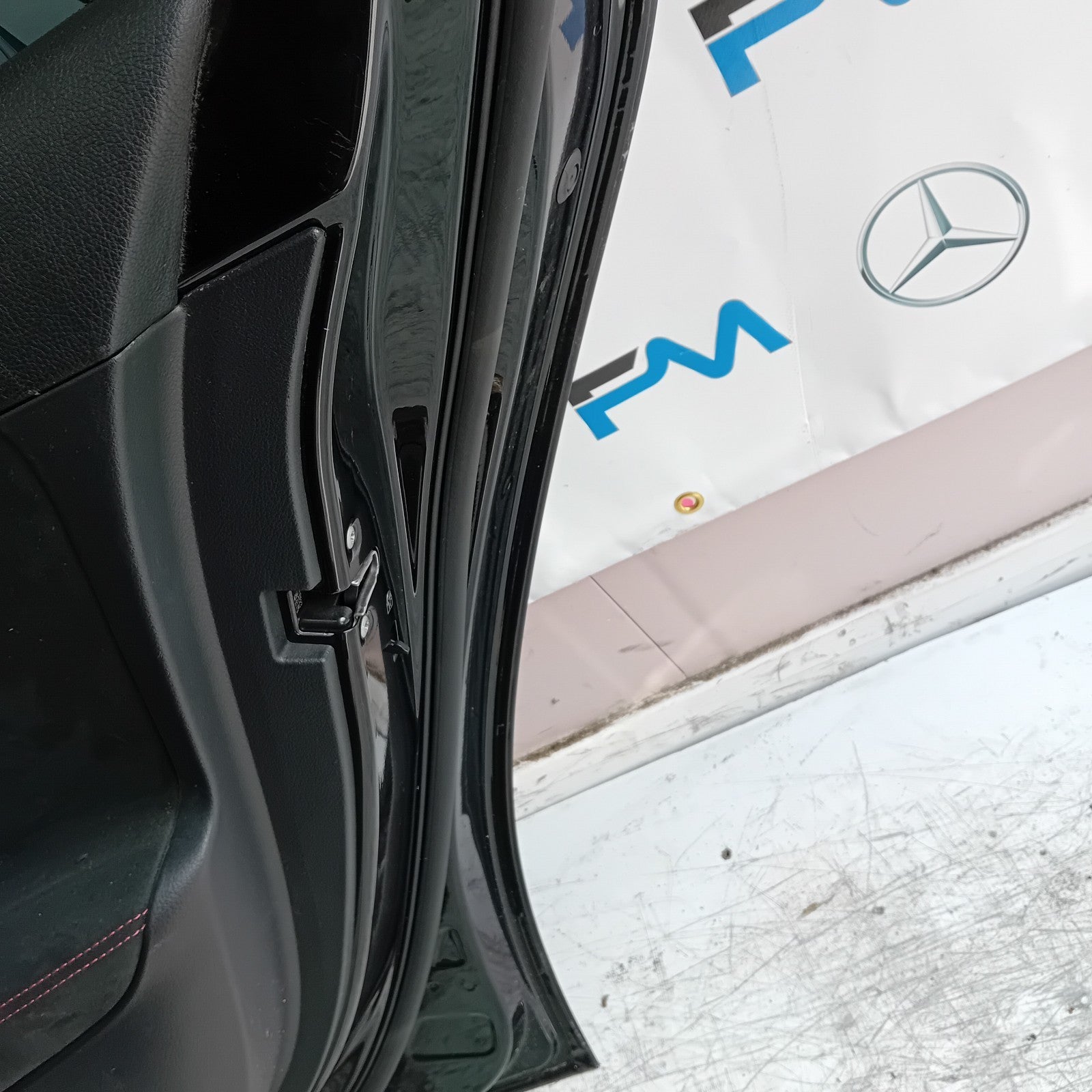 MERCEDES BENZ A-CLASS W177 DRIVER REAR DOOR OSR GREY 2018 ON COMPLETE FMD371