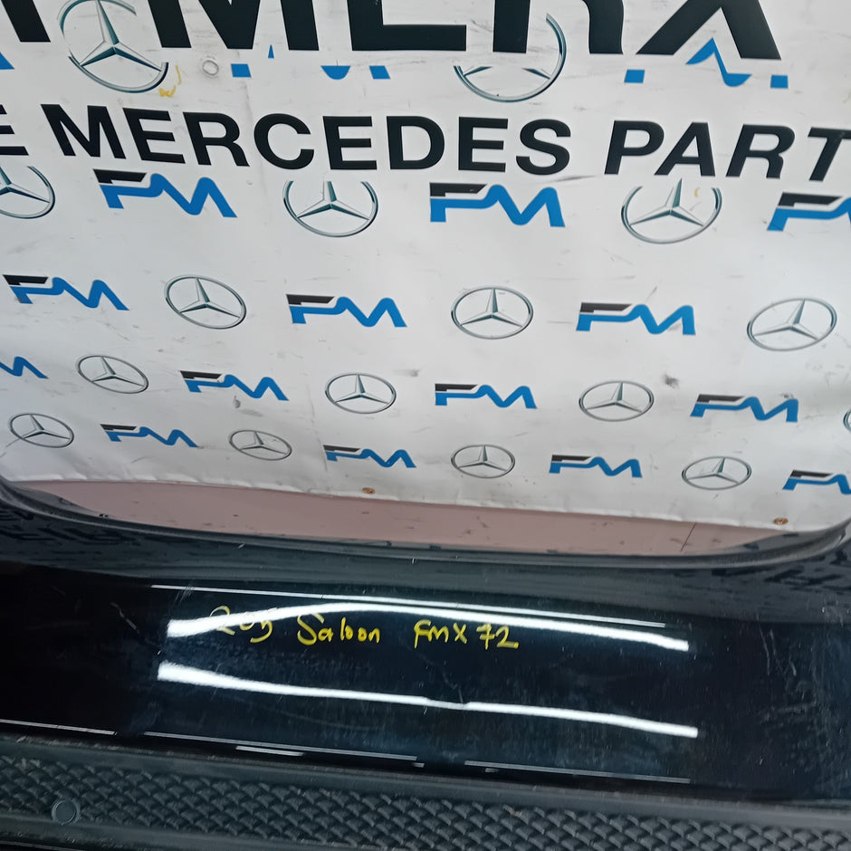 MERCEDES BENZ C-CLASS W205 SALOON REAR AMG BUMPER BLACK 2014 A2058555738 FMX72