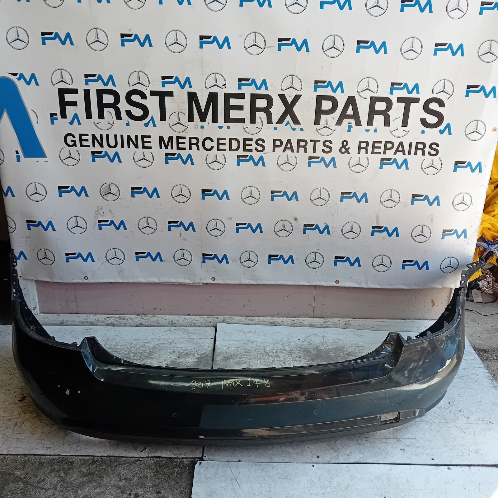 MERCEDES BENZ E-CLASS W207BCOUPE REAR BUMPER BLACK 2013  FMX148