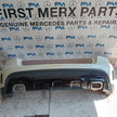 MERCEDES BENZ GLA X156 AMG WHITE REAR BUMPER 2014-19 A1568852825 COMPLETE FMX99