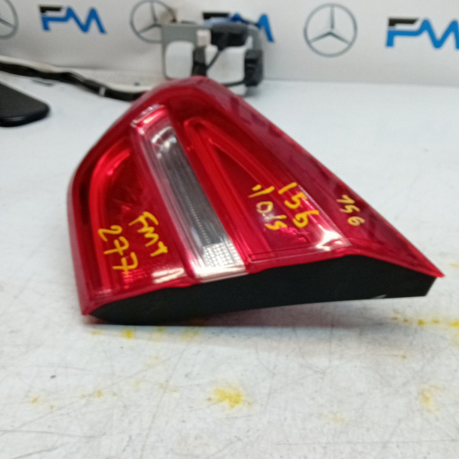 MERCEDES GLA X156 DRIVER RIGHT OS REAR INNER TAIL LIGHT A1569061258 2015 FMT277