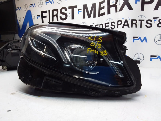 2018 MERCEDES E-CLASS W213 O/S Driver Side Front Headlight A2139062606 FMH33