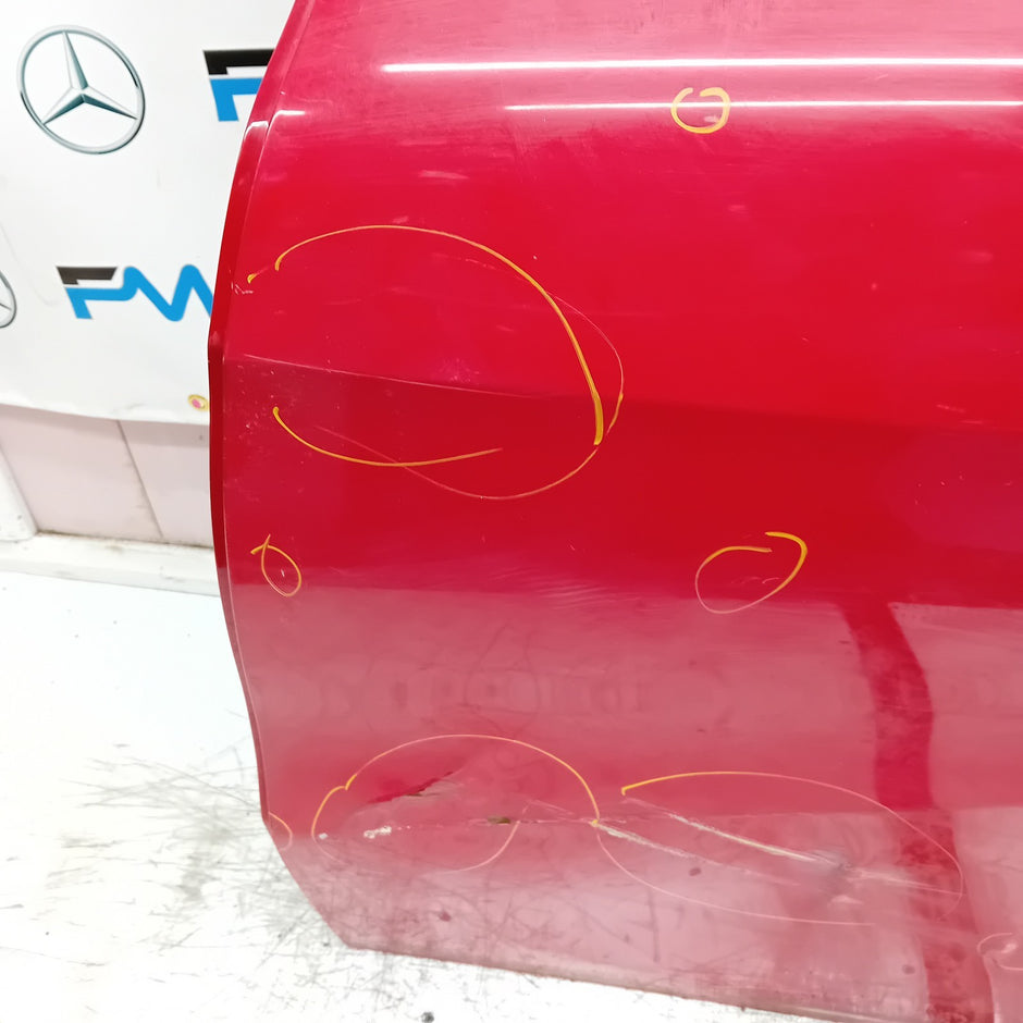 MERCEDES A-CLASS W176 PASSENGER REAR DOOR NSR RED COMPLETE 2012-18 FMD413