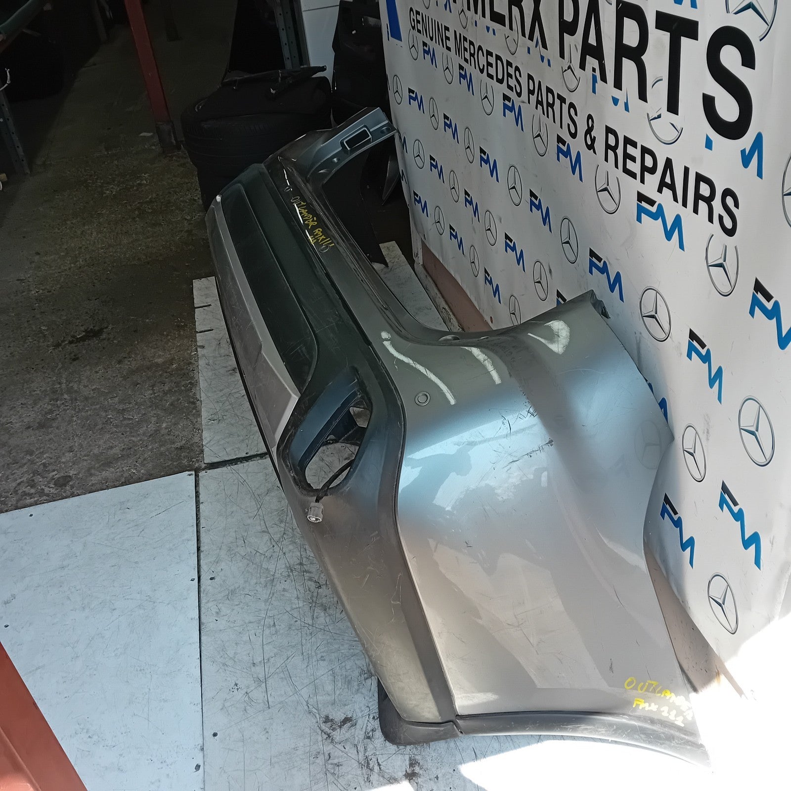 MITSUBISHI OUTLANDER MK3 REAR BUMPER GREY 2013 FMX111