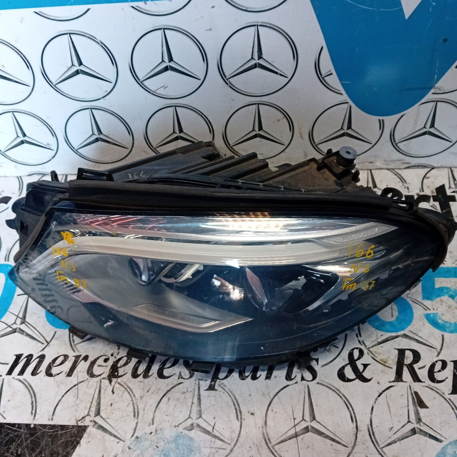 MERCEDES GLE LED INTELLIGENT HEADLIGHT PASSENGER SIDE A1669062103 FMH87