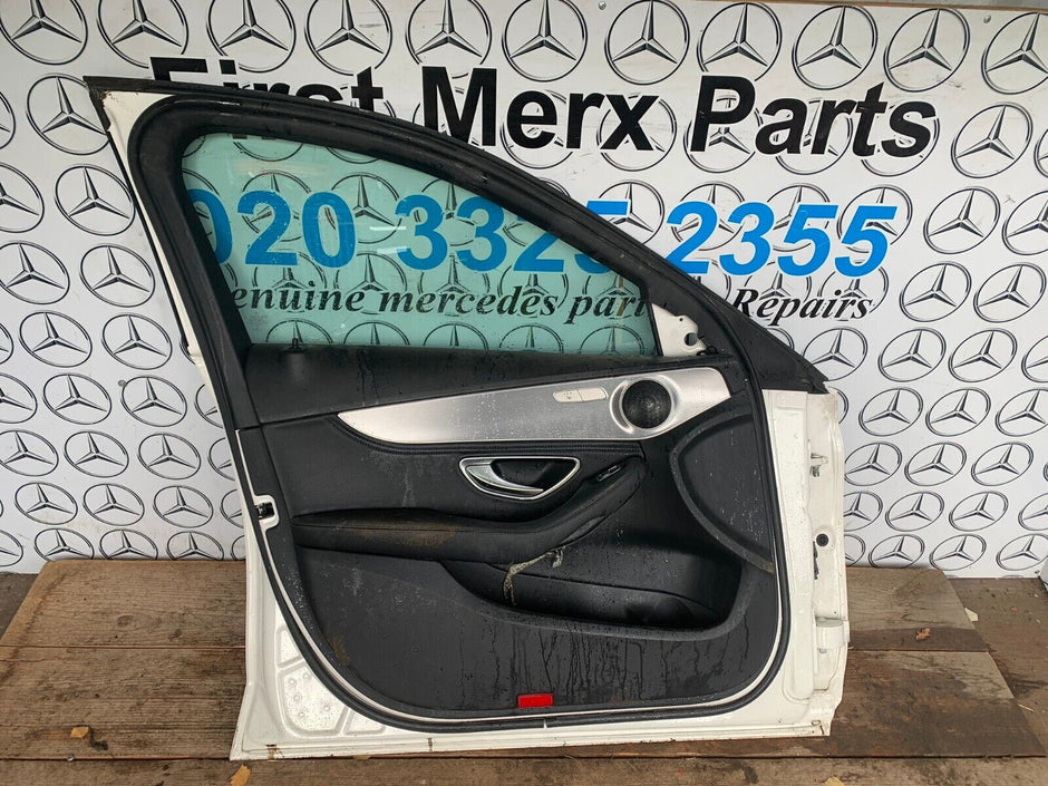 MERCEDES BENZ C CLASS W205 NEARSIDE FRONT LEFT DOOR 2013-2019