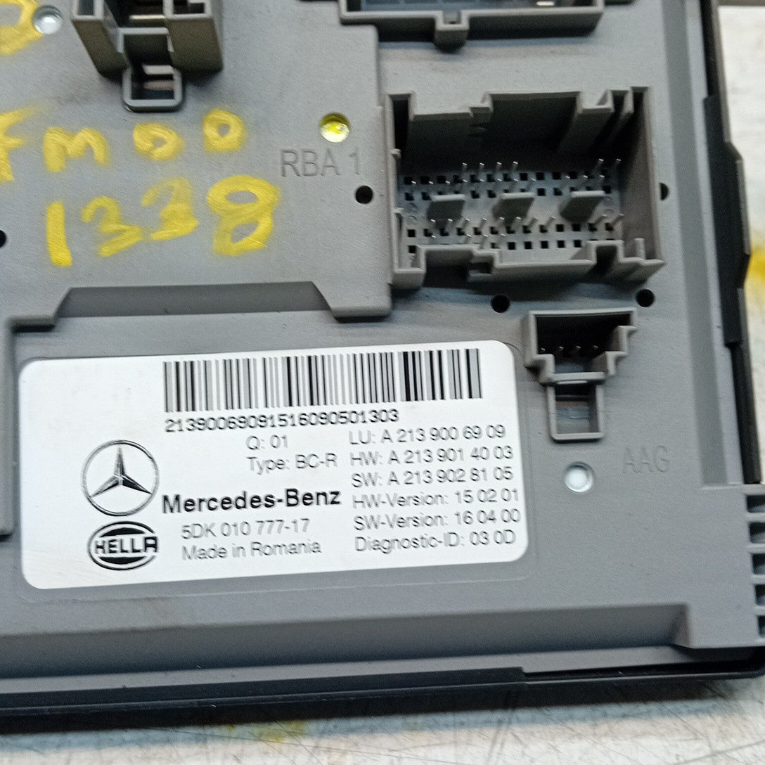 MERCEDES E-CLASS REAR SAM CONTROL MODULE W213 A2139006909 FM001338