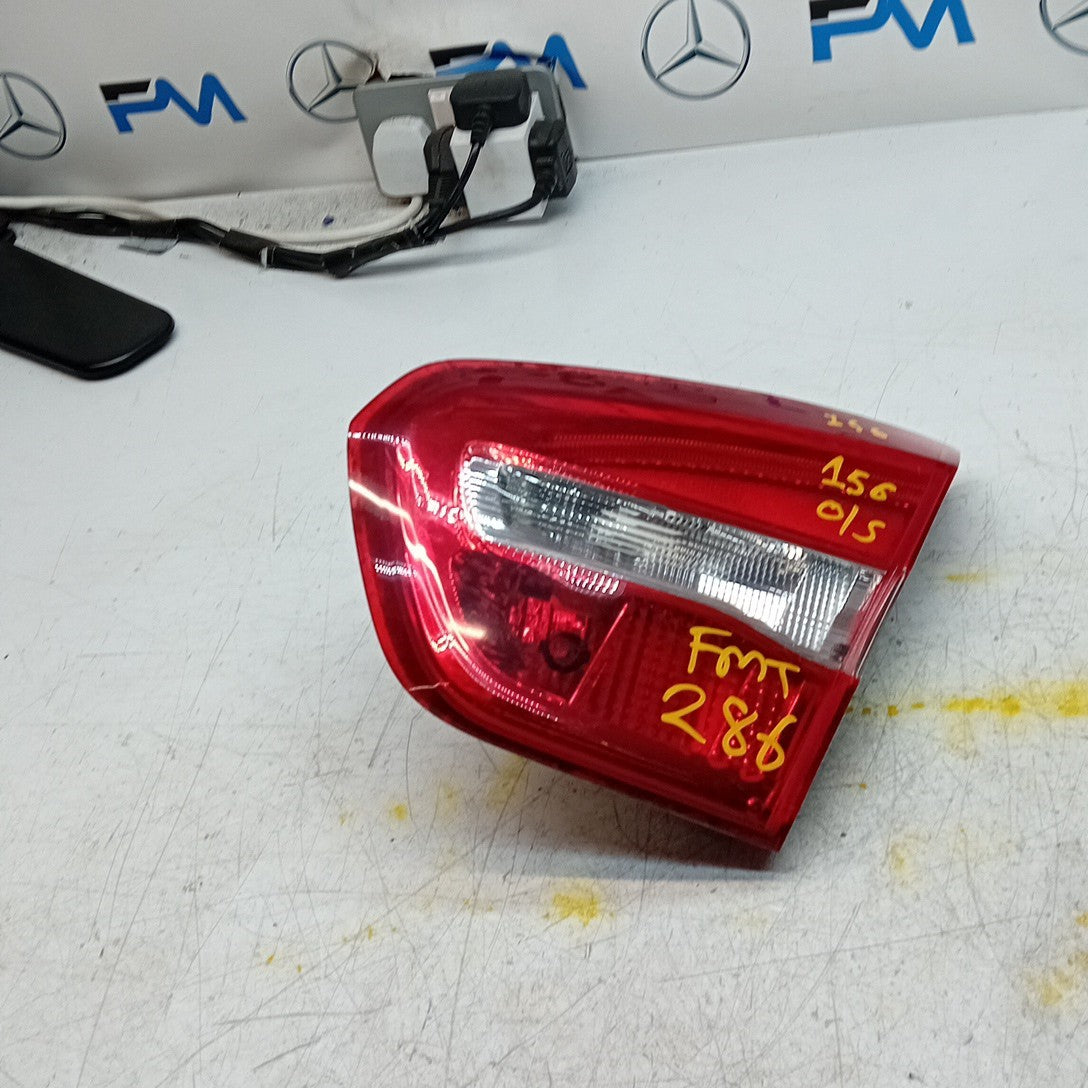 MERCEDES GLA X156 DRIVER RIGHT  REAR INNER TAIL LIGHT A1569060458 2015 FMT286