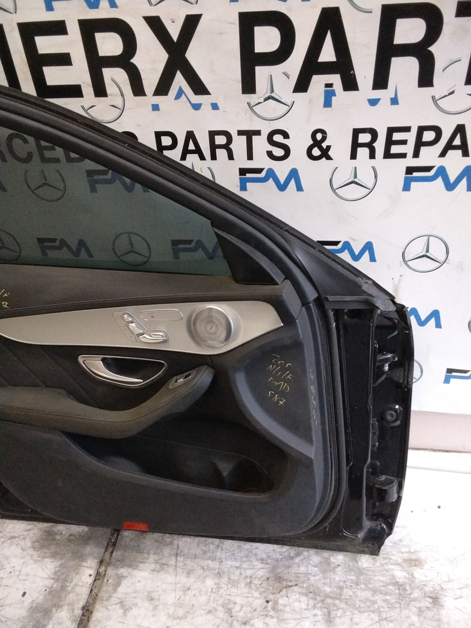 MERCEDES BENZ C-CLS W205 SLN PASSENGER FRONT DOOR NSF SILVER 2014-21  FMD587