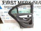 MERCEDES C-CLASS W205 SLN PASSENGER REAR DOOR NSR GREY 2014 ON COMPLETE FMD341