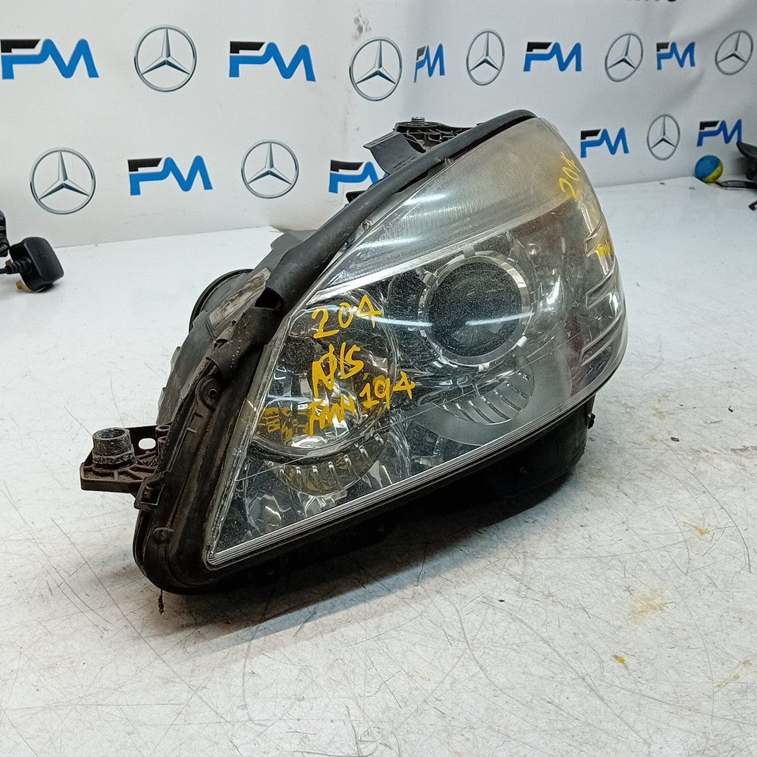 MERCEDES BENZ C-CLASS W204 PASSENGER SIDE NS HEADLIGHT 2012 A2048208561 FMH194