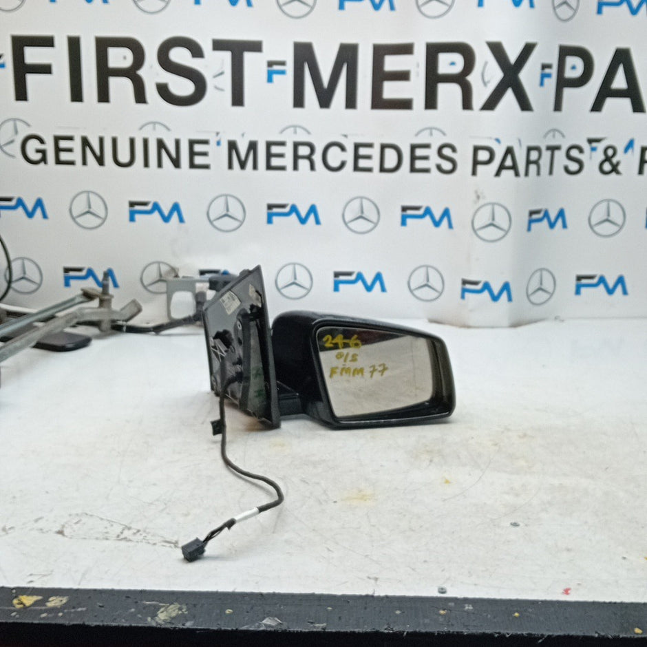 MERCEDES B-CLASS W246 DRIVER WING MIRROR IS BLACK A2468103016 FMM77