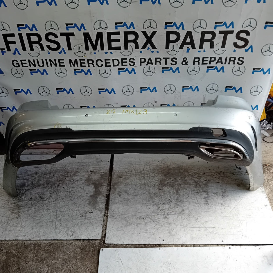 MERCEDES BENZ E-CLASS W212 REAR BUMPER SILVER 2014 A2128853238 FMX123