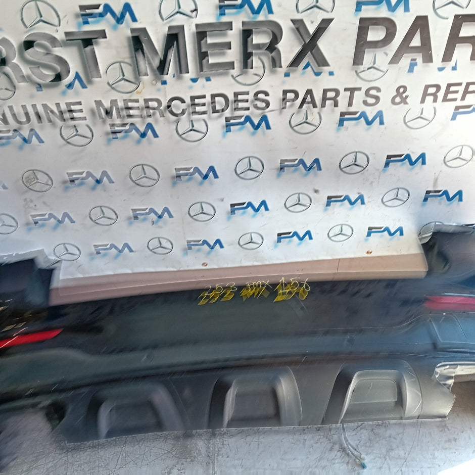 MERCEDES BENZ GLC W253 REAR BUMPER A2538850200 2016 BLACK COMPLETE FMX156