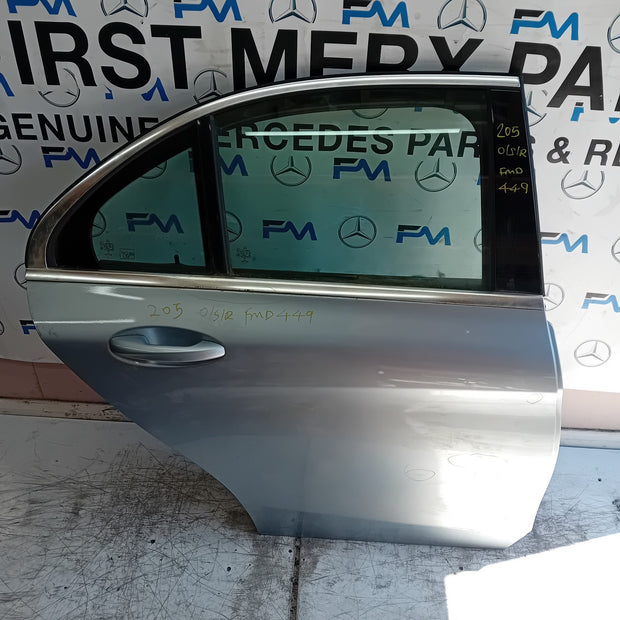 MERCEDES C-CLASS W205 SLN DRIVER REAR DOOR OSR 2014 ON COMPLETE FMD449