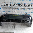 MERCEDES BENZ C-CLASS W205 SALOON REAR AMG BUMPER BLACK 2014 A2058555738 FMX72