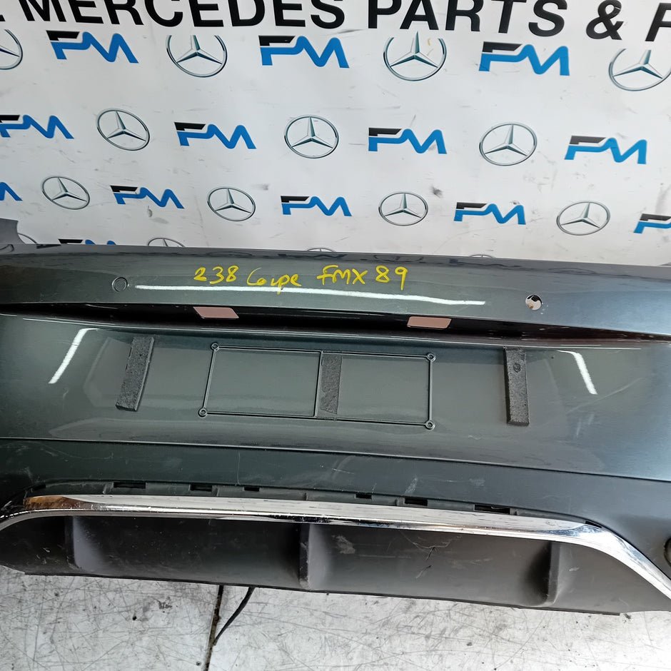 MERCEDES E-CLASS C238 COUPE REAR BUMPER GREY 2016 ON A2388850138 FMX89