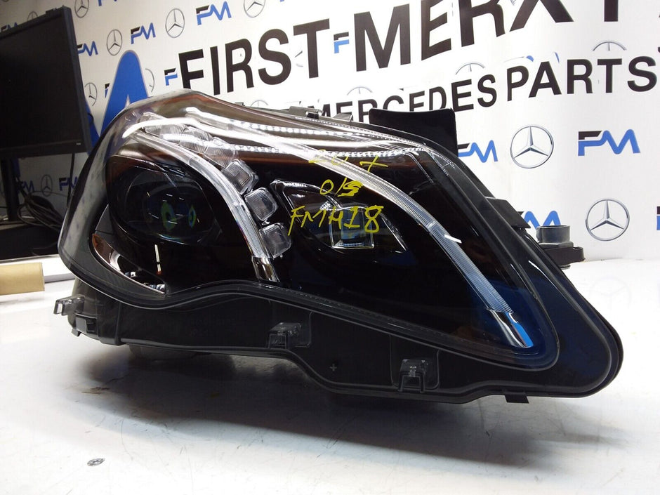 MERCEDES C CLASS W207 HEADLIGHT LED O/S COMPLETE FACELIFT  FMH18