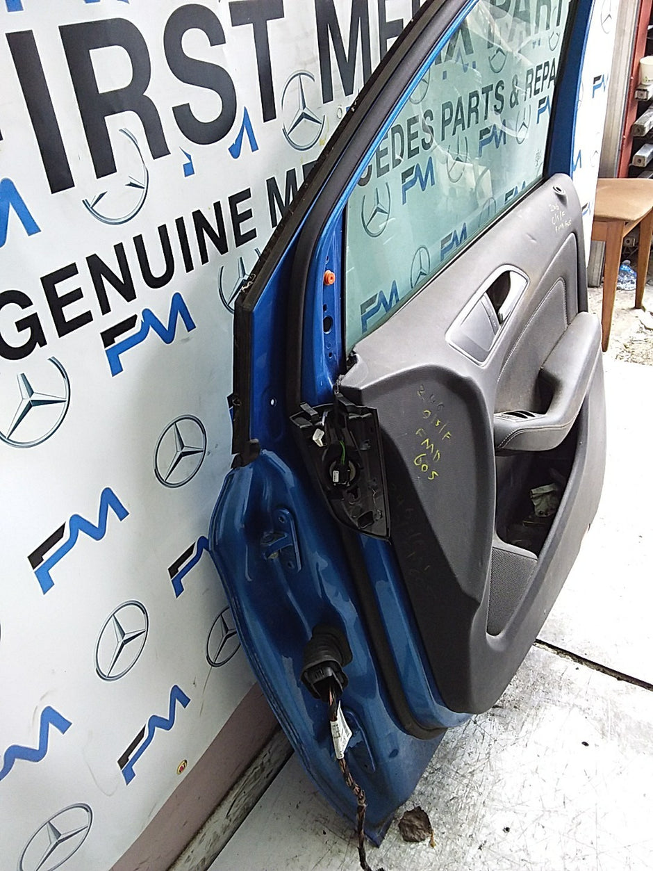 MERCEDES B-CLASS W246 DRIVER FRONT DOOR OSF BLUE 2012-19 COMPLETE FMD605