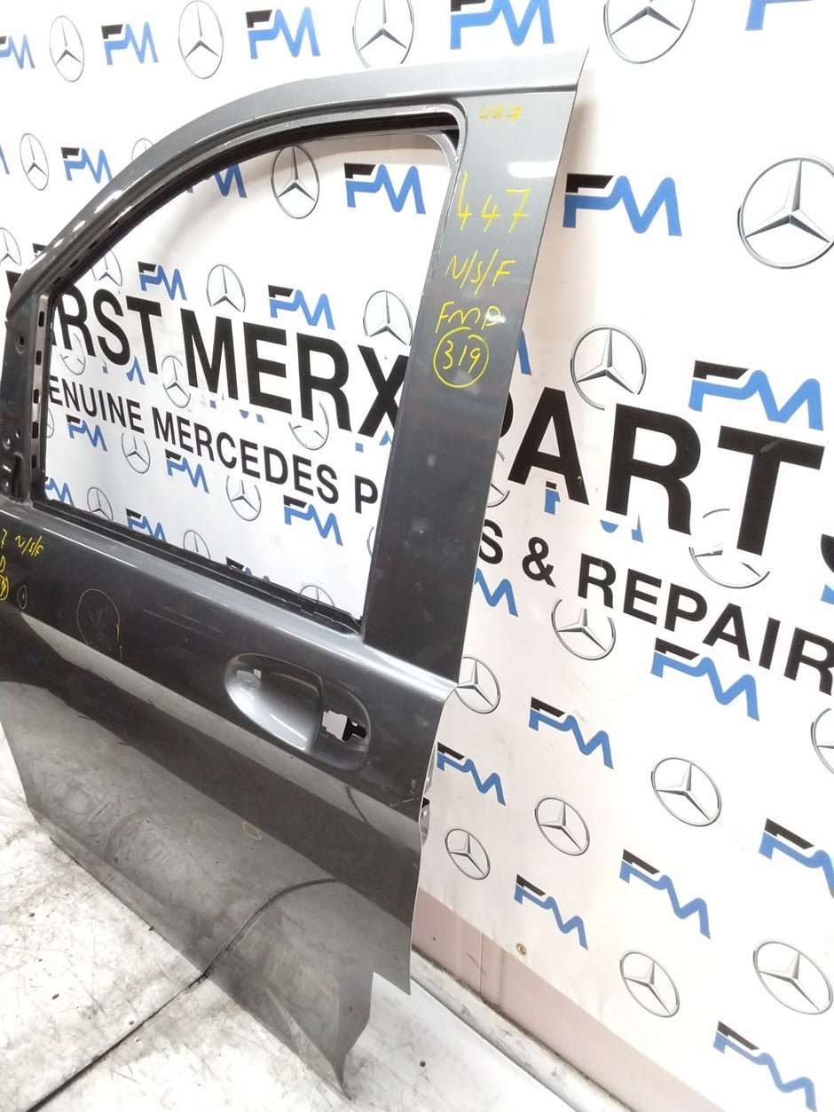 MERCEDES BENZ VITO W447 PASSENGER SIDE FRONT DOOR NSF GREY 2014 ON FMD319