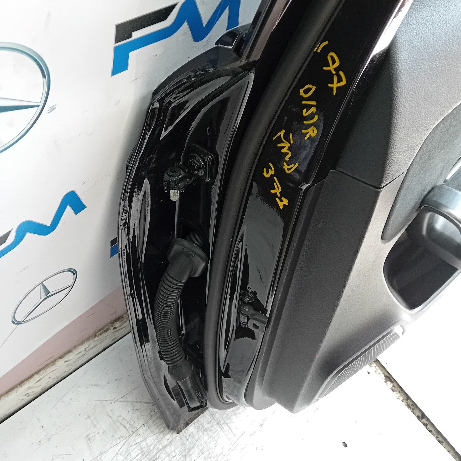 MERCEDES BENZ A-CLASS W177 DRIVER REAR DOOR OSR GREY 2018 ON COMPLETE FMD371